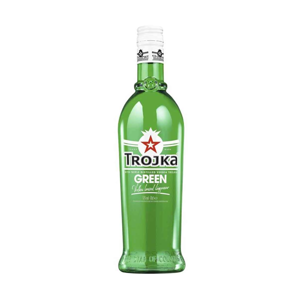 Photo 70 cl Green Vodka Likör Trojka      17% 1Stück  product