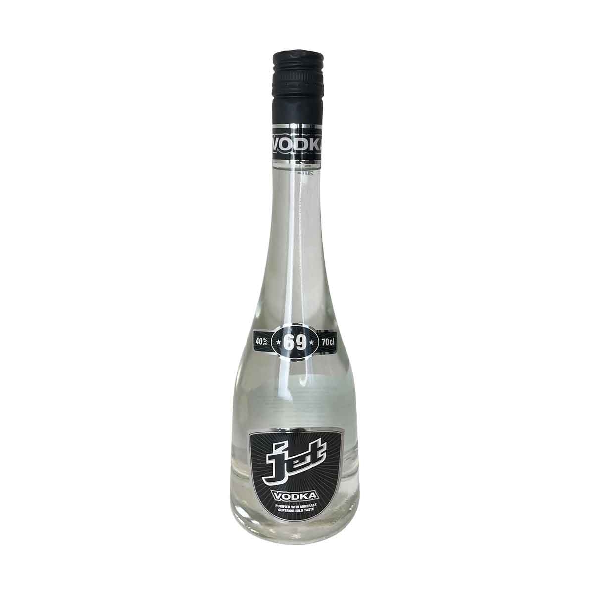 Photo JET Vodka Weiss 70cl 40% 1 Stück Glass product